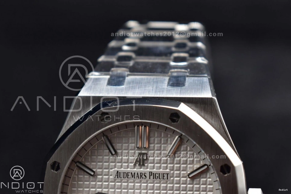 449 Best Royal Bracelet A4302 41mm White SS Edition APSF 15500 SS Super Clone Premium on Oak Dial Textured 1:1 0711
